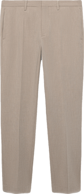 Men's Stretch Fabric Super Slim-Fit Suit Pants