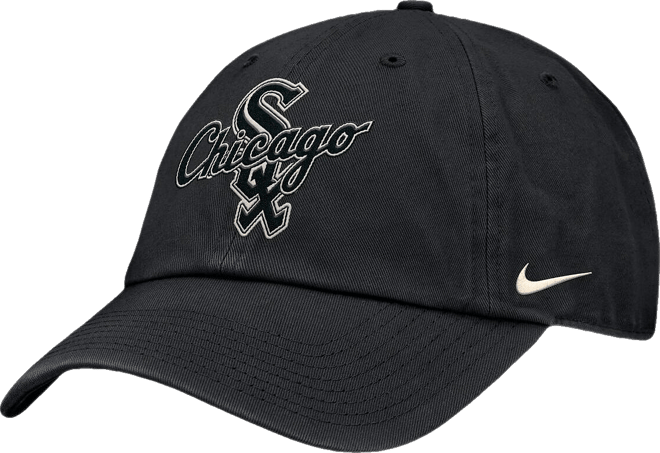 Men's Black Chicago White Sox Statement Club Adjustable Hat