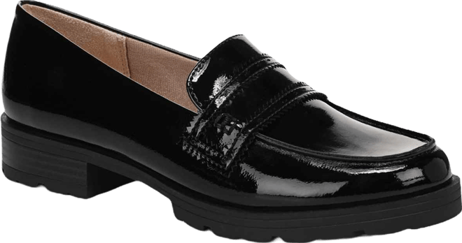 Women's London Lug Sole Penny Loafers