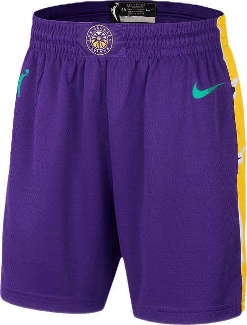 Women's Purple Los Angeles Sparks On-Court Victory Performance Shorts