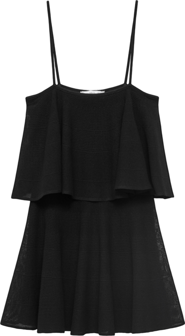Women's Ruffle Knit Dress