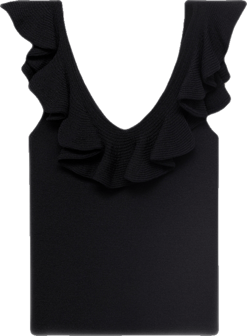 Women's Ruffle Knit Top