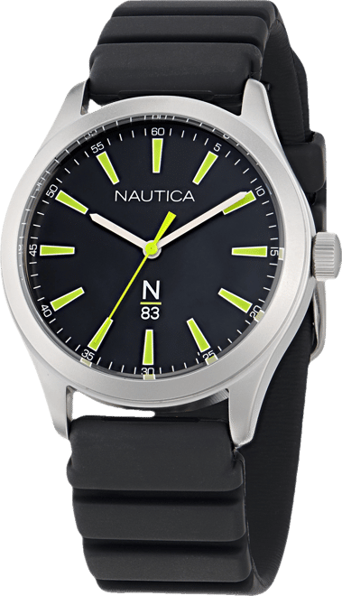 Unisex Analog Black Polyurethane Watch, 42mm