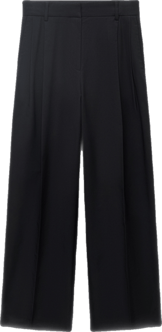 Women's Straight-Fit Pleated Pants