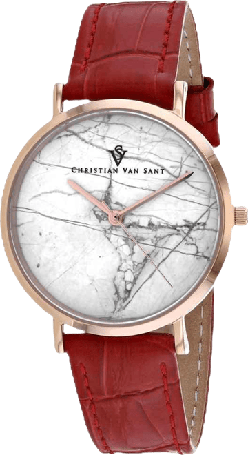 Women's Lotus White Dial Watch