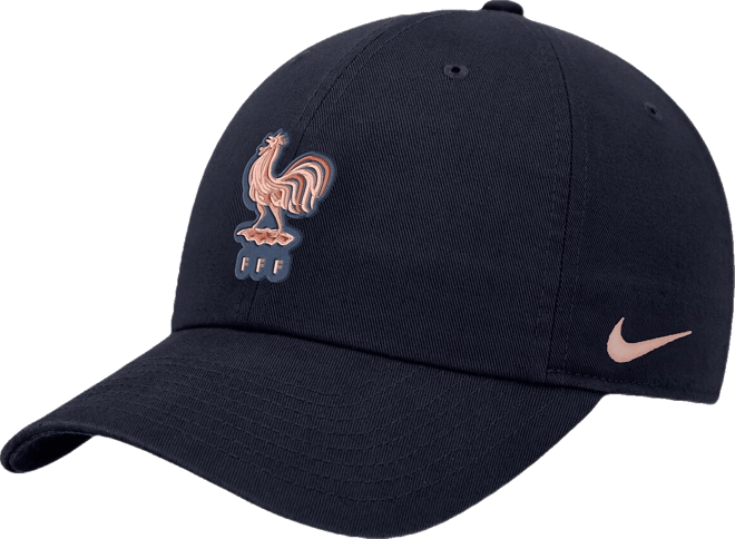 Men's and Women's Black France National Team Bozz Club Adjustable Hat