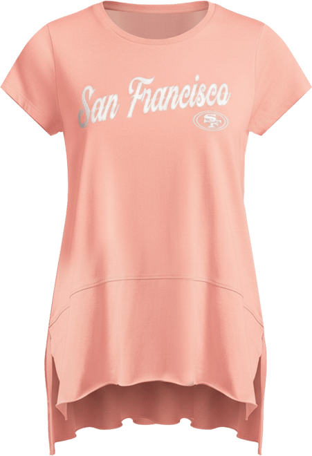 Women's Pink San Francisco 49ers Gametime Is Paradise T-Shirt