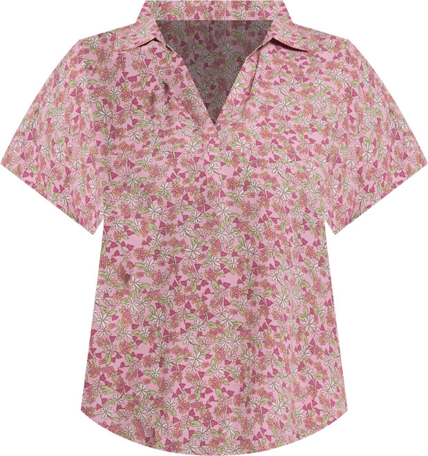 Plus Size Becky Short Sleeve Pullover Top