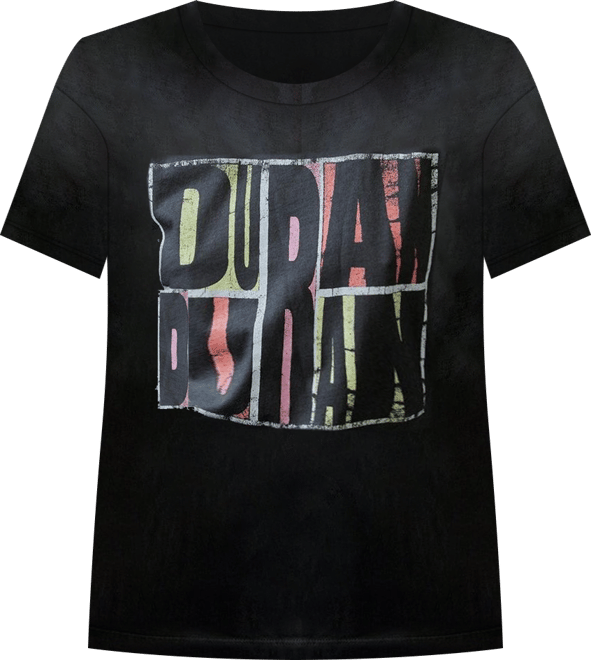 Women's Black Duran Graphic T-Shirt