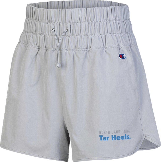 Women's Silver North Carolina Tar Heels Tailgate Her Woven Shorts
