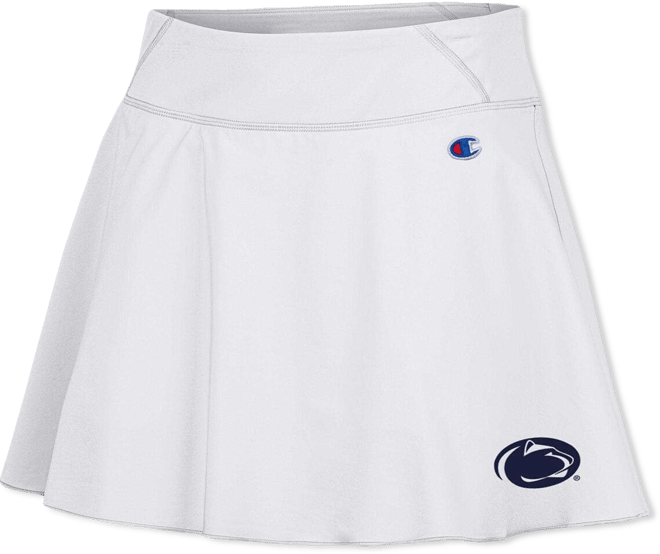 Women's White Penn State Nittany Lions Tailgate Soft Touch Skort