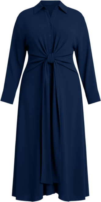 Women's Drapey Faux Leather Mini Dress