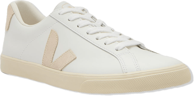 Extra White Sable Esplar Logo Sneakers | VEJA