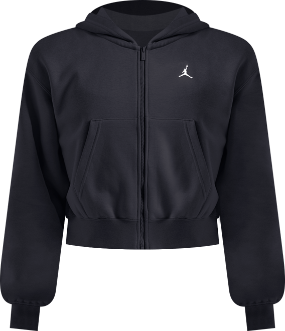 Jordan Brooklyn Fleece Cropped Zip Hoodie