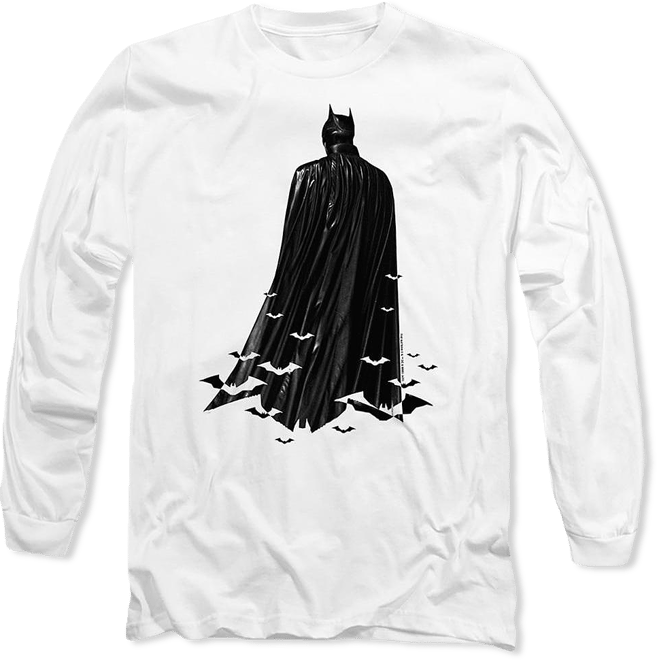 Men's The Bat Cape Long Sleeve Adult Tee / T-Shirt