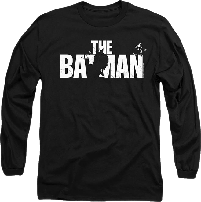 Men's The Silhouette Title Long Sleeve Adult Tee / T-Shirt