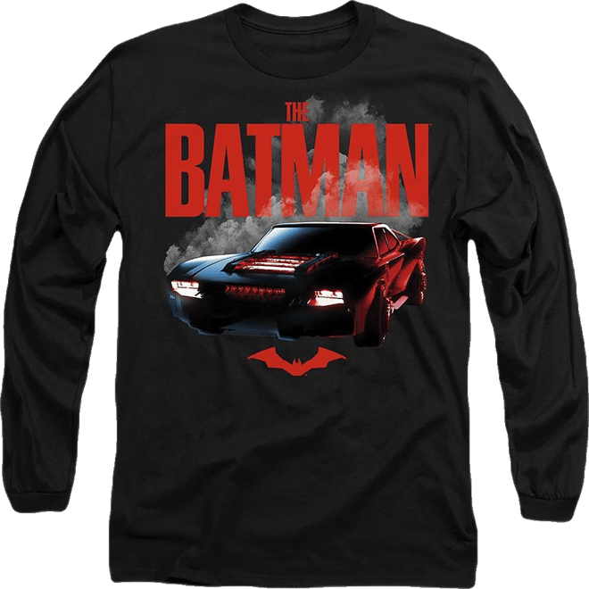 Men's The (2022) Batmobile Long Sleeve Adult T-Shirt