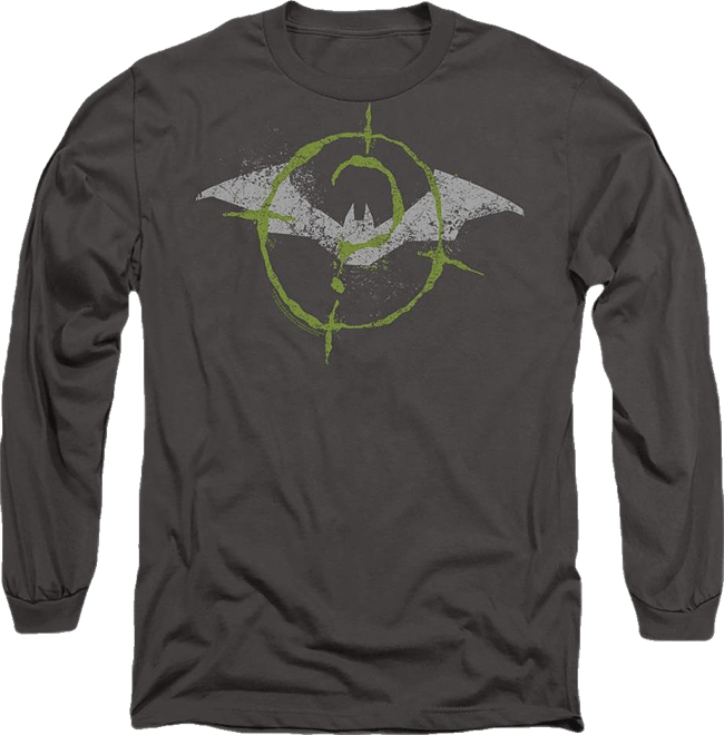 Men's The (2022) Scribbles Bat Logo Long Sleeve Adult T-Shirt