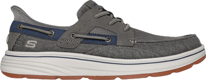 TRAVELERSHATライトグレー38 Skechers Accessories USA Flag Trucker Hat