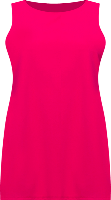 Plus Size Sleeveless Mini Shift Dress