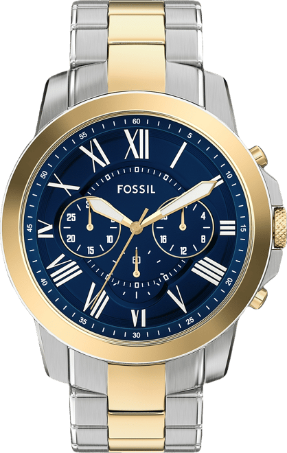 Men's Grant Chronograph Two-Tone Stainless Steel Watch, 44mm