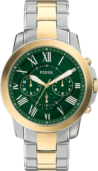 Men's Grant Chronograph Two-Tone Stainless Steel Watch, 44mm