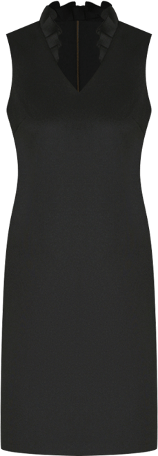 Women's Sleeveless V-Neck Sheath Dress