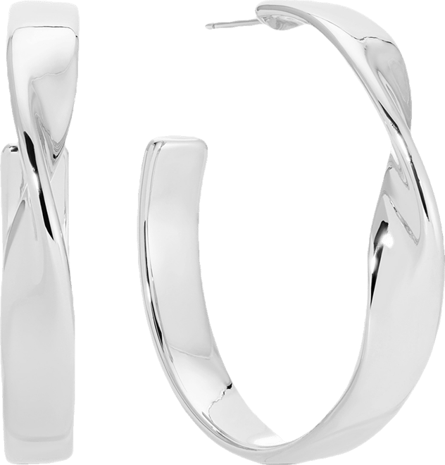 Heirloom Twist Medium Hoops Earrings