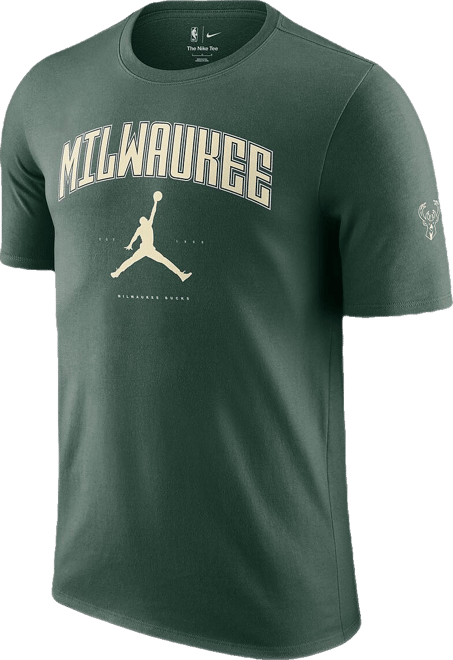 Men's and Women's Hunter Green Milwaukee Bucks Essential Cities T-Shirt