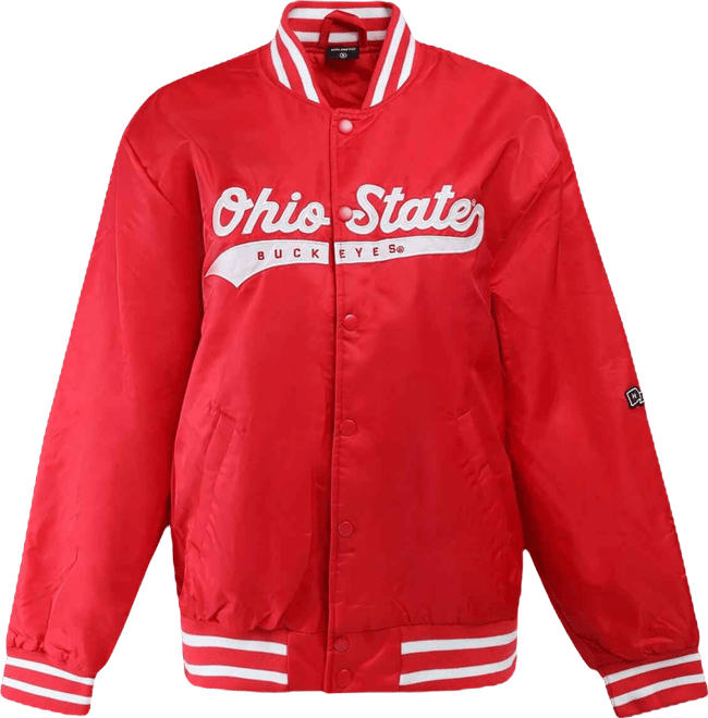 Women's Scarlet Ohio State Buckeyes A-Game Varsity Full-Snap Jacket