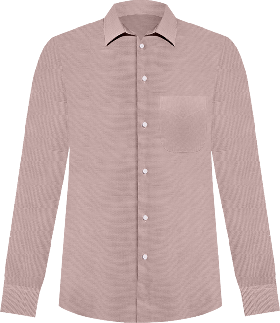 Men's Regular-Fit Spread Collar Micro-Houndstooth Dress Shirt