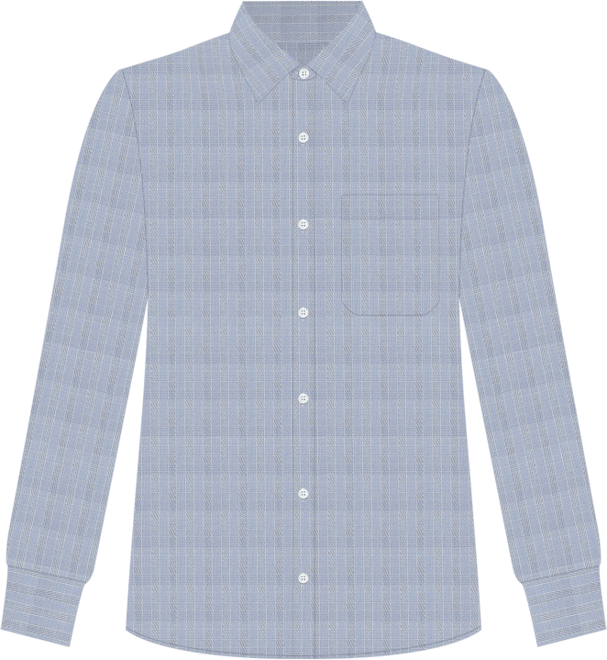 B by  Men's Regular-Fit Spread Collar Glen Plaid Dress Shirt