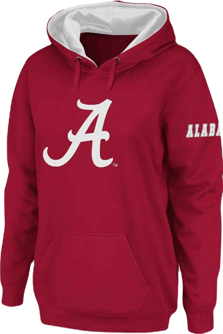 Women's  Crimson Alabama Crimson Tide Big Logo Pullover Hoodie