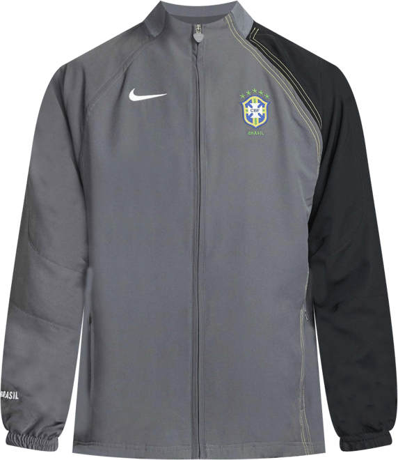 Brazil 2004 Total 90 Reissue Men's Nike Football Replica Tracksuit Jacket