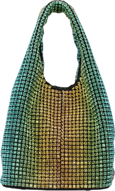 Women's All Over Crystal Satchel Bag