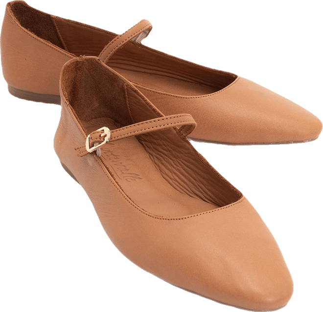 Lara Leather Mary Jane Flats