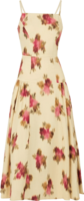 Women's Flare Panel Midi Dress