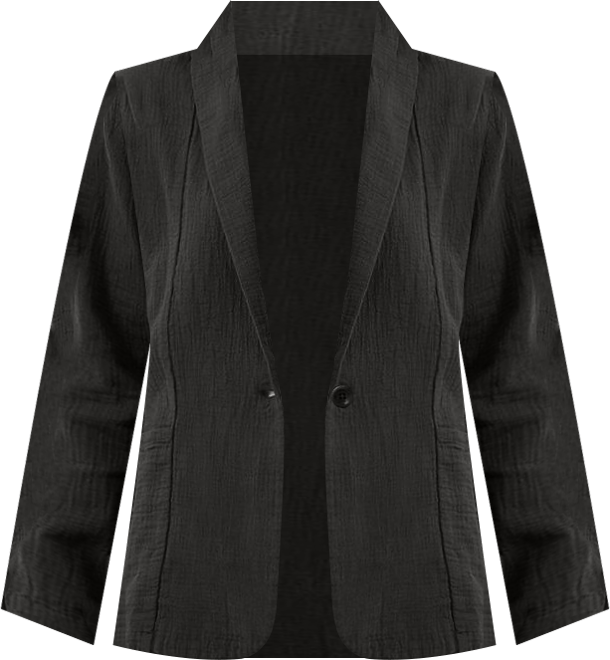 Women's Organic Cotton Coastal Double Gauze Lined Easy Jacket