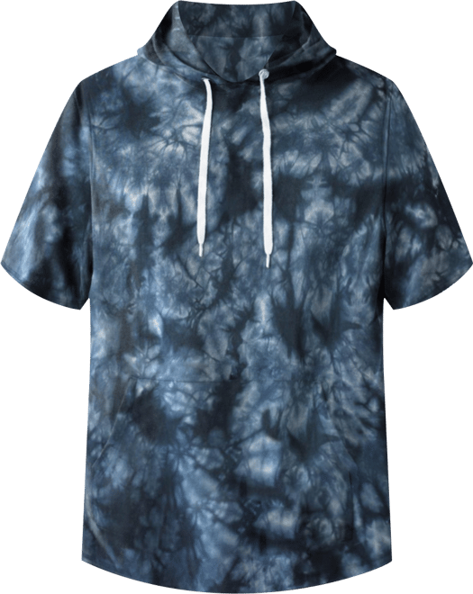 by KingSize Men's Big & Tall Short-Sleeve Hoodie