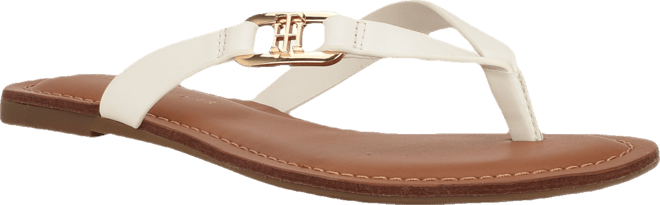 Women's Liande Logo Flat Thong Sandal