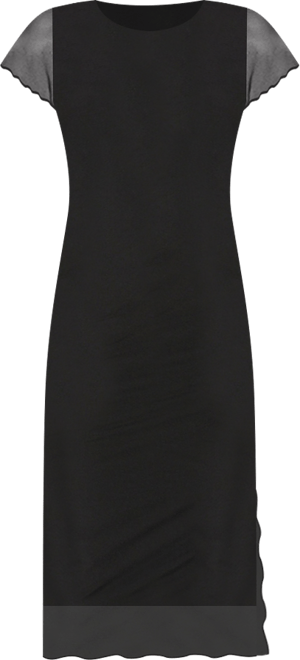 Women's Powermesh Maxi T-Shirt Dress