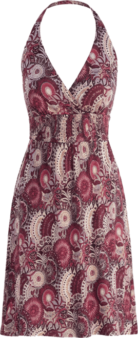 Women's Printed Halter Dress