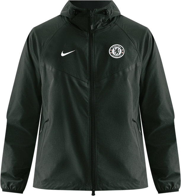 FC Chelsea Tech Windrunner Nike Fußballjacke aus Webmaterial mit durchgehendem Reißverschluss (Herren)