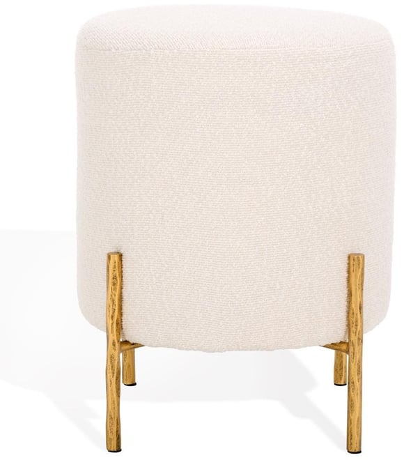 Jessa Round Boucle Ottoman
