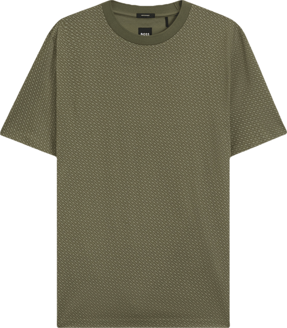 Boss by  Men's Mercerized-Cotton Monogram T-Shirt