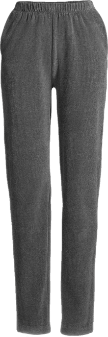 Petite Sport Knit High Rise Corduroy Elastic Waist Pants