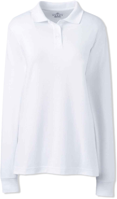 Women's Tall Long Sleeve Interlock Polo Shirt