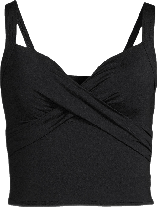Women's V-Neck Wrap Midkini Top