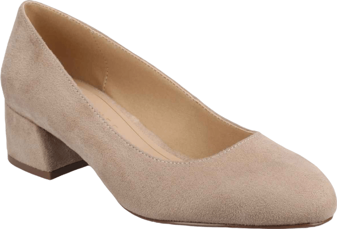 Women's Saarii Round Toe Block Heel Pumps