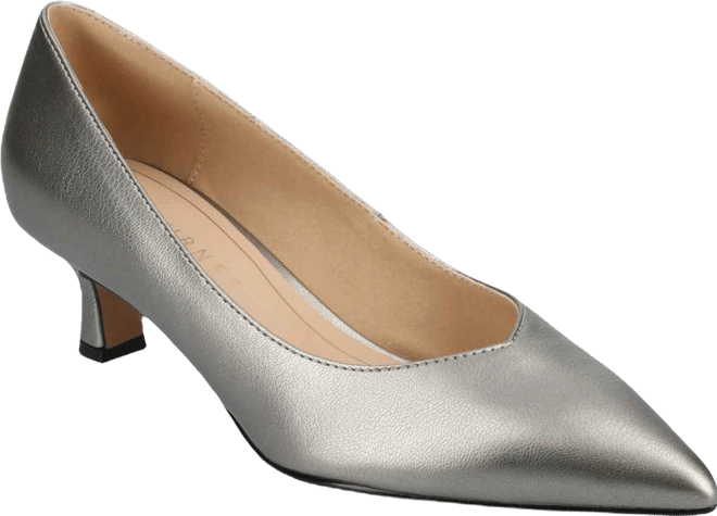 Women's Pammie Pointed Toe Kitten Heel Dress Pumps